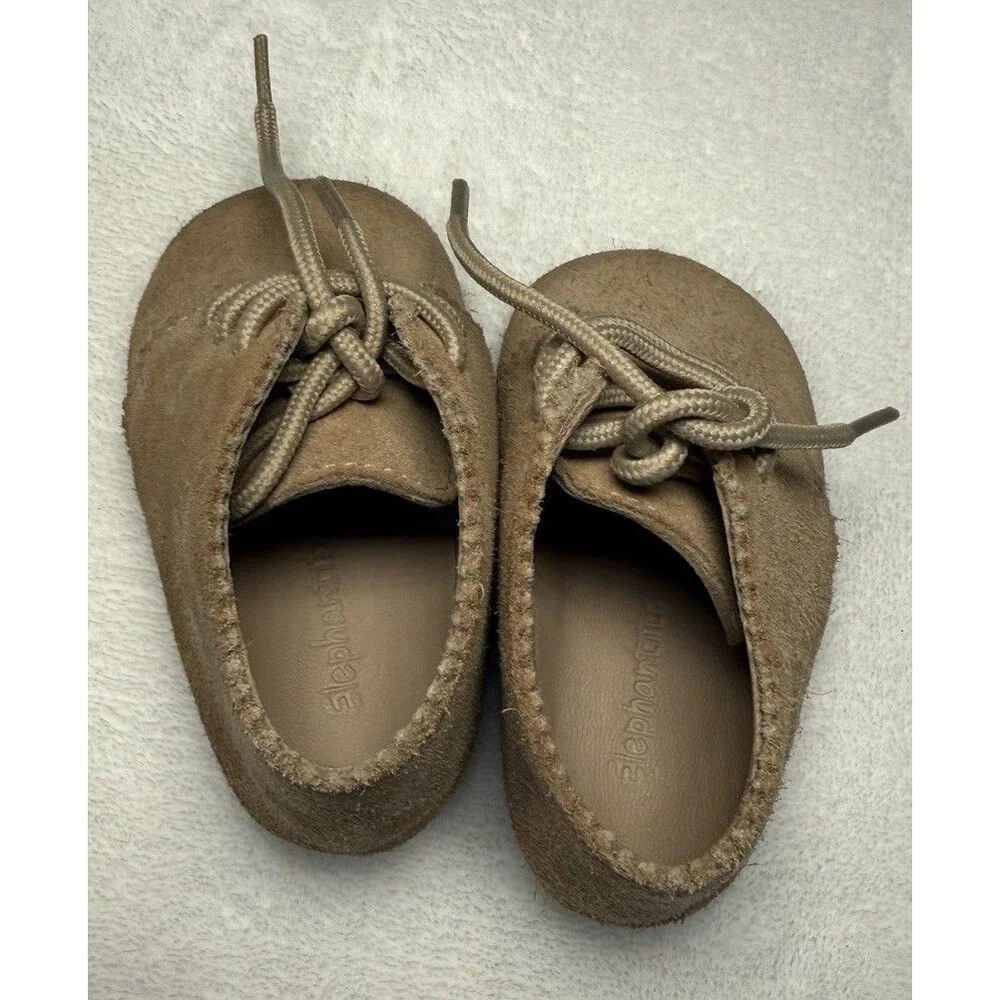Elephantito Suede Baby Shoes Size 4US